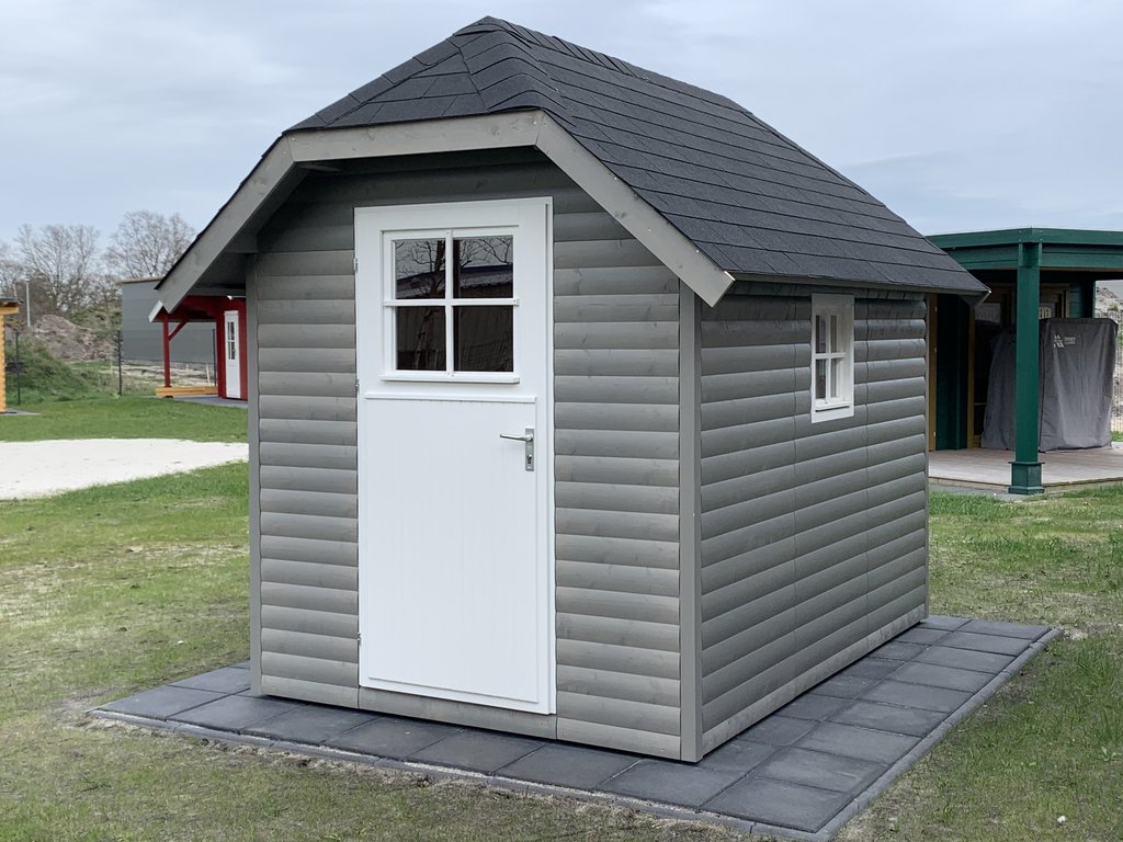 Bertsch Modulbau Gartenhaus 3 - vielfältige Gartenhäuser bei OK Holz Ansicht Bertsch Gartenhaus im Modulbau