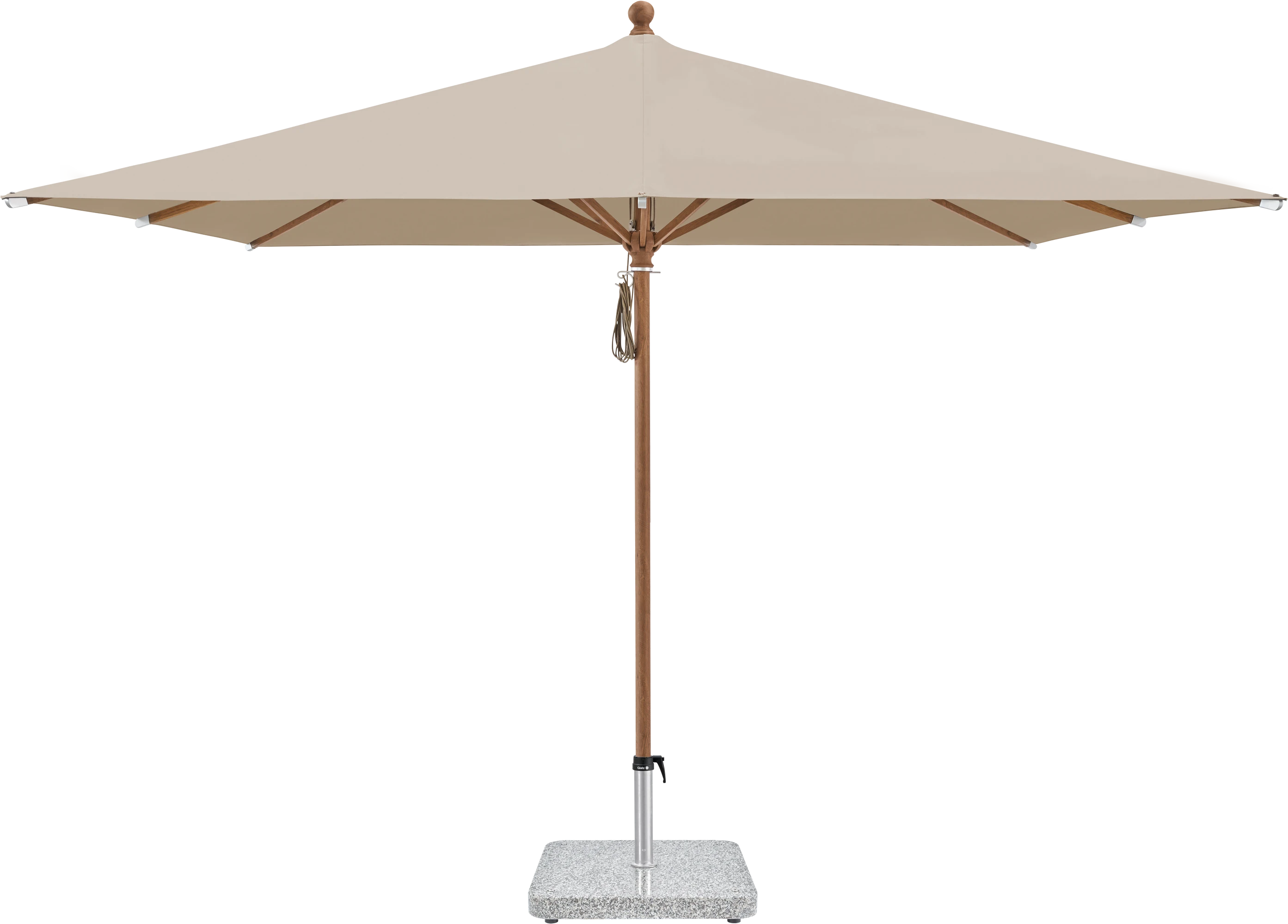 Sonnenschirm von Glatz - PIAZZA in beige 