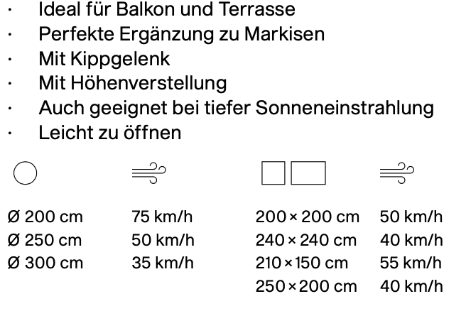 Die Vorzüge des ALU-SMART Sonnenschirms von Glatz 