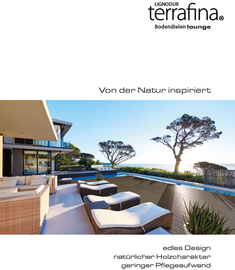 Titel Katalog terrafina lounge WPC Terrassndielen