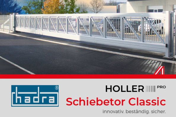 Ansicht Hadra - Prospekt Holler Pro Schiebetor Classic 